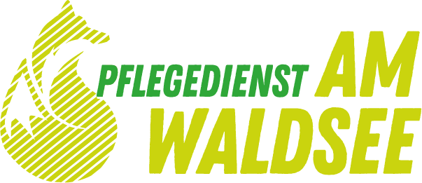 Schriftzug Pflegedienst am Waldsee